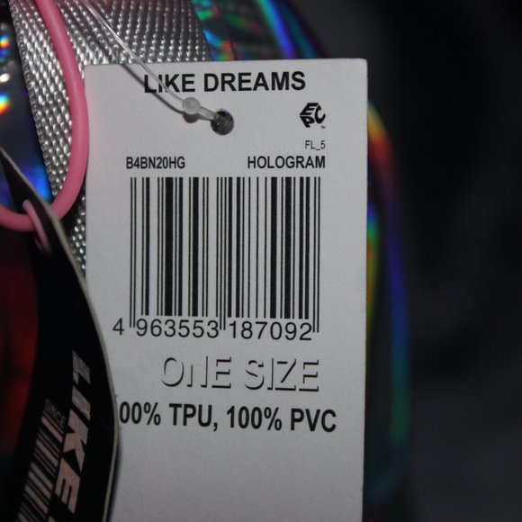 Clear Iridescent Rave Backpack (NWT) - Picture 4 of 6